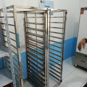 Troly Tray Gastronorm 15 Susun