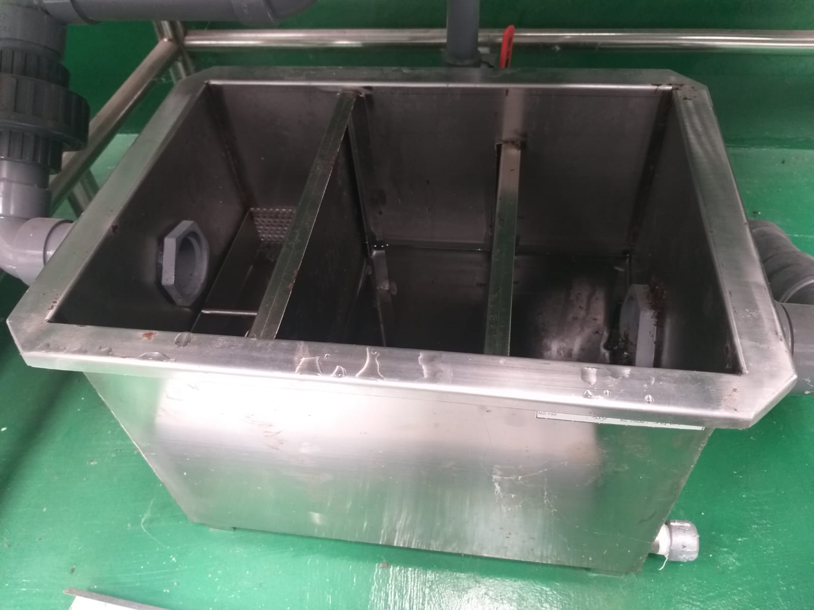 Grease Trap Stainless Steel / Penangkap Lemak Dapur - Gambar 2