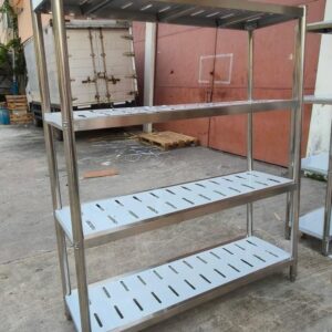 Rak Stainless 4 Susun Berlubang