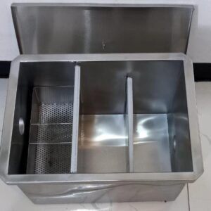 Grease Trap Stainless Steel / Penangkap Lemak Dapur