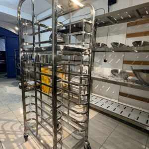 Troly Tray Gastronorm 15 Susun