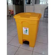 Tempat sampah injak plastik