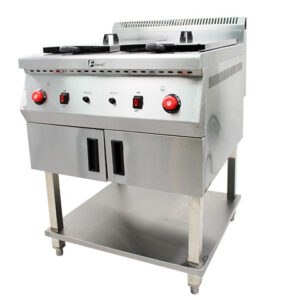 Gas Deep Fryer Berdiri 2 Bowl