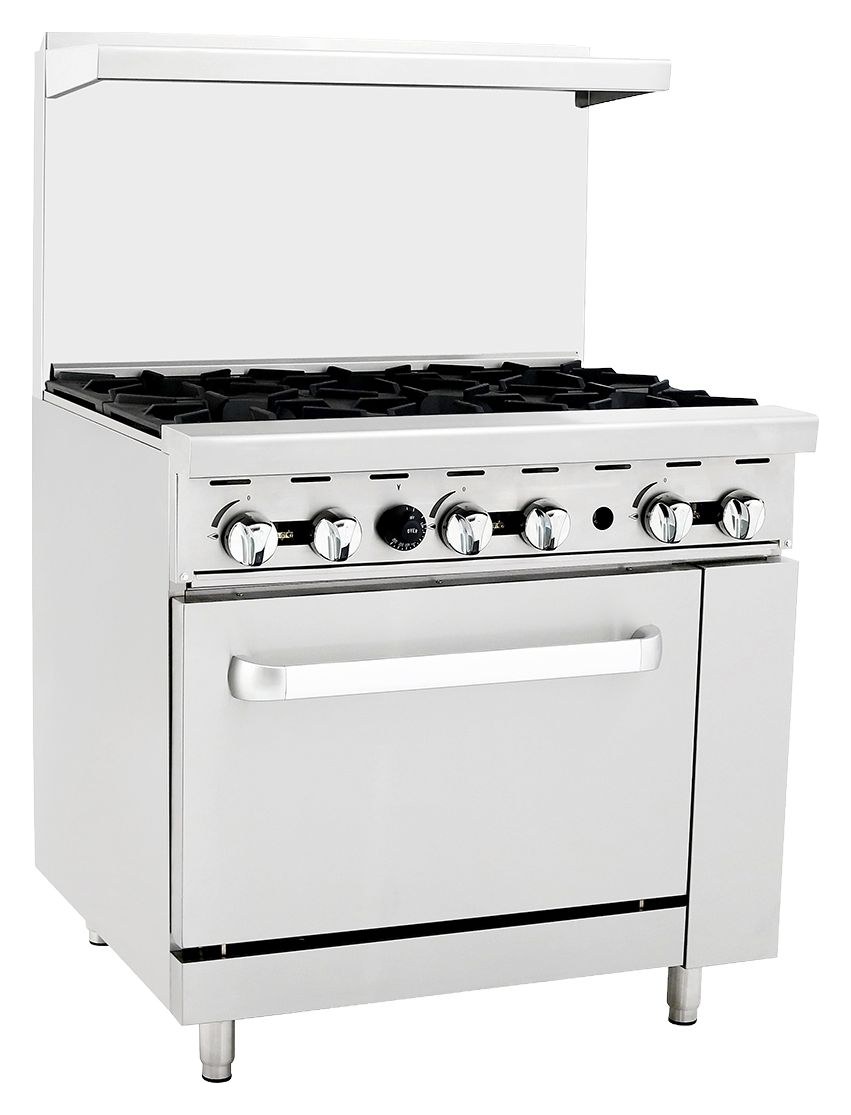 Gas Range – 36" 6-Burner + Oven - Gambar 3
