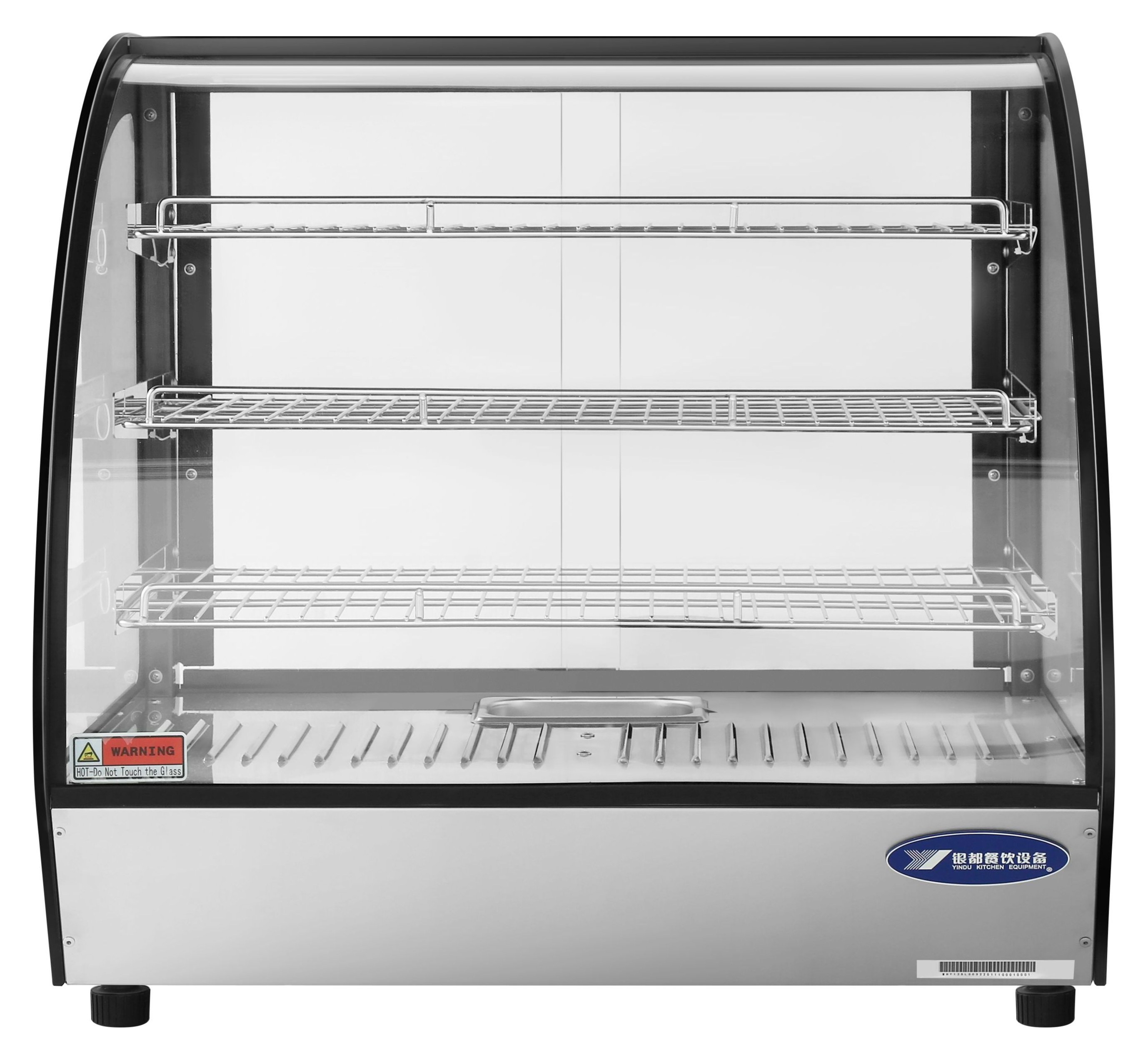 Hot Display Case – 700mm Curved, Countertop