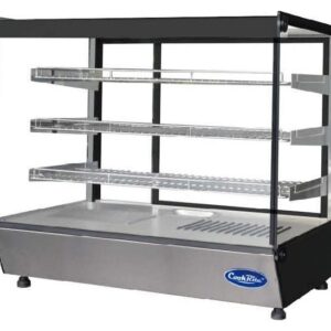 Hot Display Case – 700mm Square, Countertop
