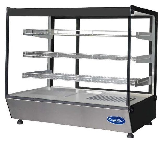 Hot Display Case – 700mm Square, Countertop