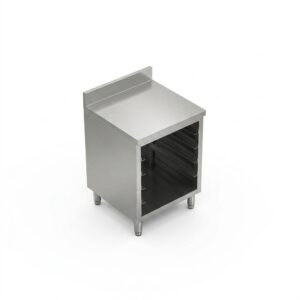 Row glass rack cabinet backsplash